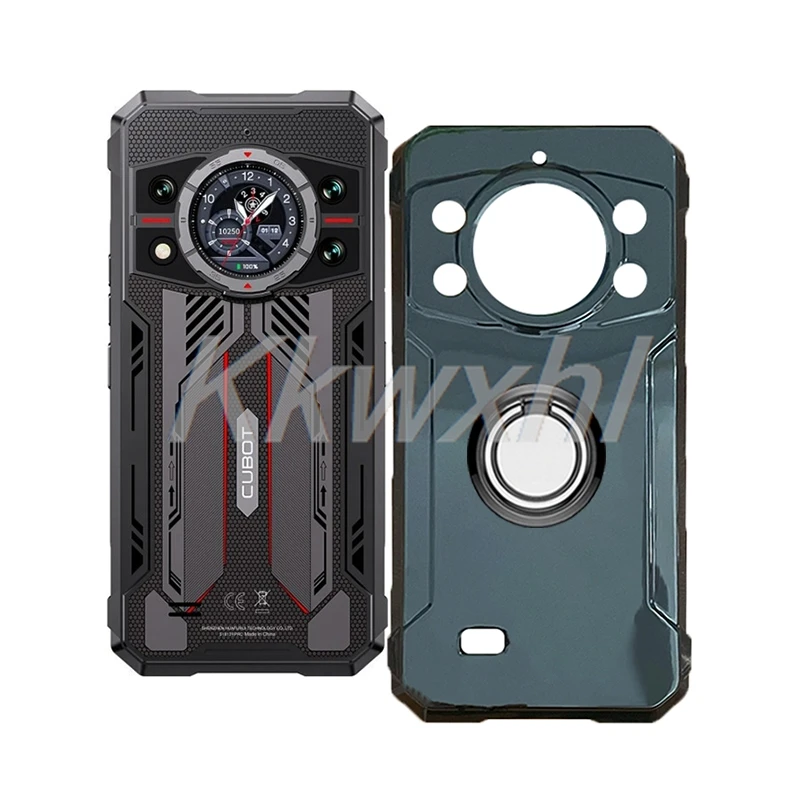 Enhanced Product Title: Durable Shockproof Phone Case with Back Ring Holder Bracket