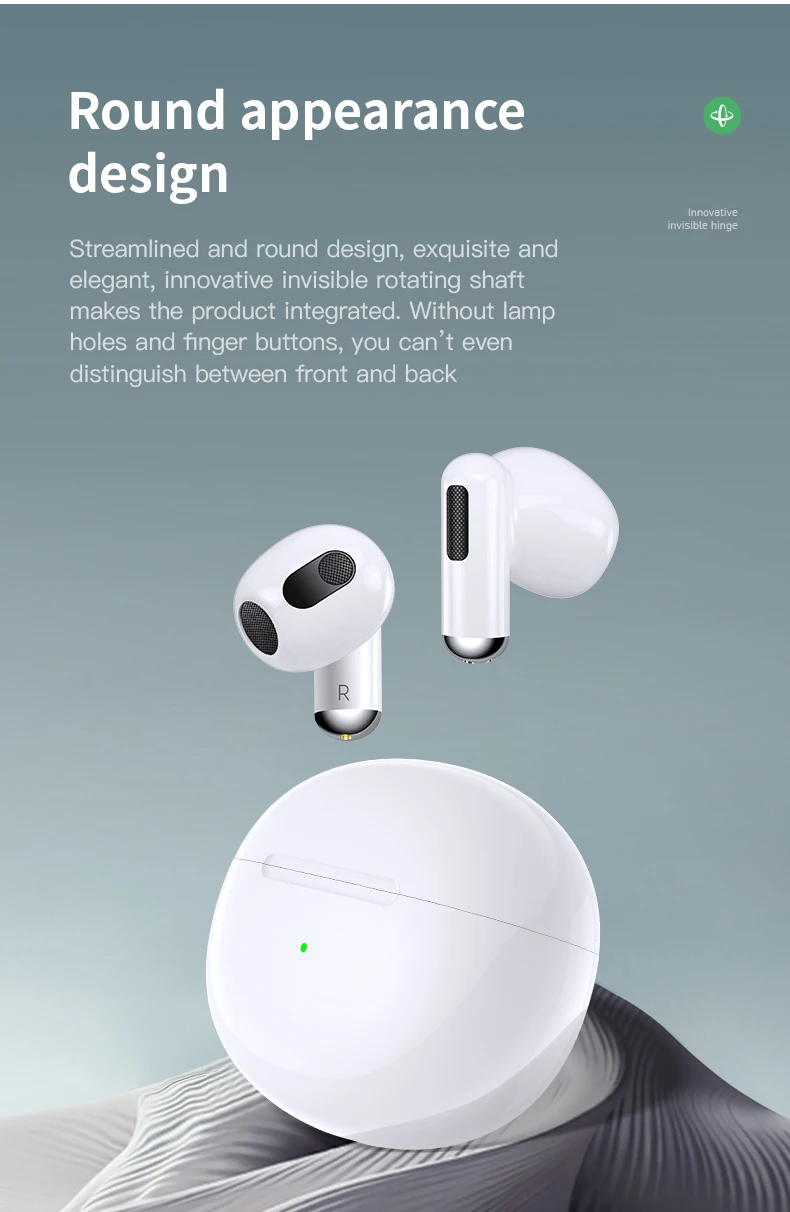 New Pro S Wireless Bluetooth Headset ENC Call Noise Cancellation 5.3 Semi-in-ear