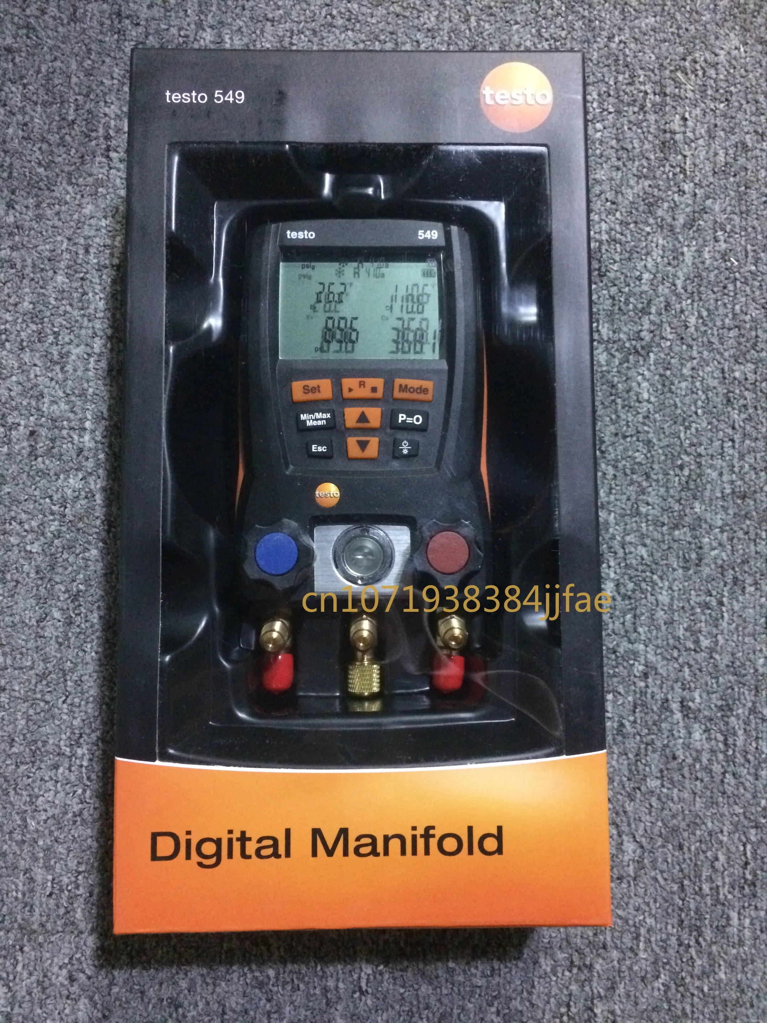 Manómetros Digitales Testo 549, Manómetros 0560, 0550 Con 60 Refrigerantes De Corriente