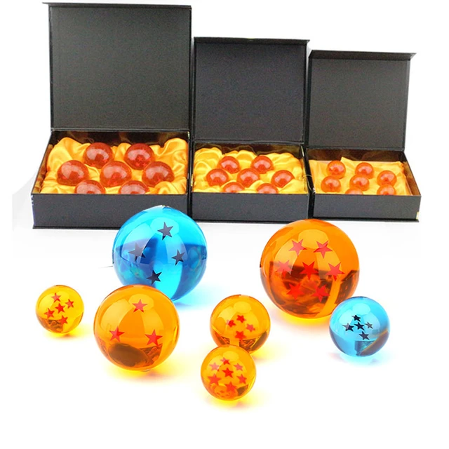 7PCS/LOT Esferas Del Dragon 4.5CM Dragon Ball Crystal Balls