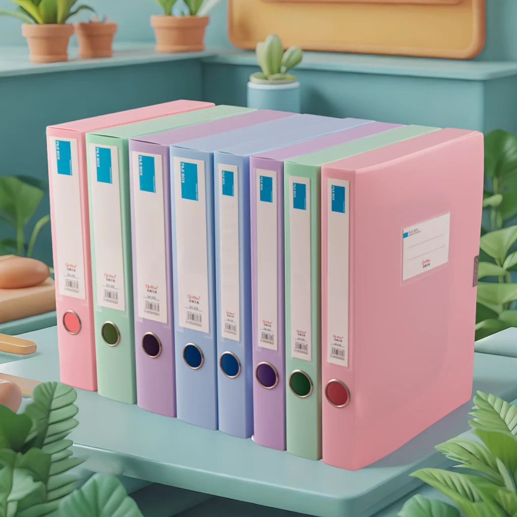 Large Capacity Foldable Plastic File Box