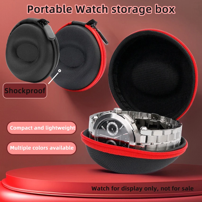 Auburn Scatola Per Orologi A Slot Singolo Scatola Portaoggetti Portatile Per Rolex Longines Omega Iwc Scatola Per Orologi Meccanica/Al Quarzo Borsa Pe