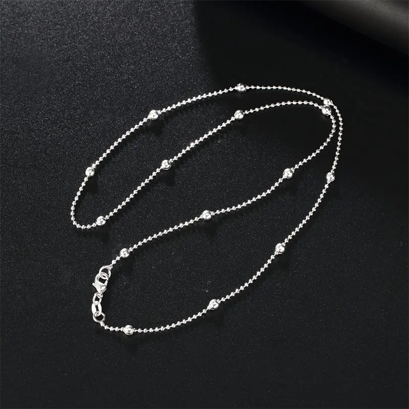 Sterling Silver Necklace Detail
