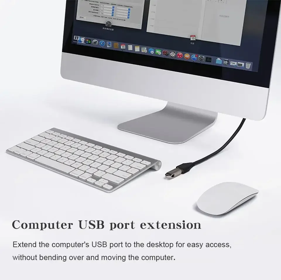 USB Extension Cale Data Cable Male to Female Extender Cable Cord USB 2.0 Data Cord for PC Laptop Keyboard Phone Laptop Smart TV - Image 5