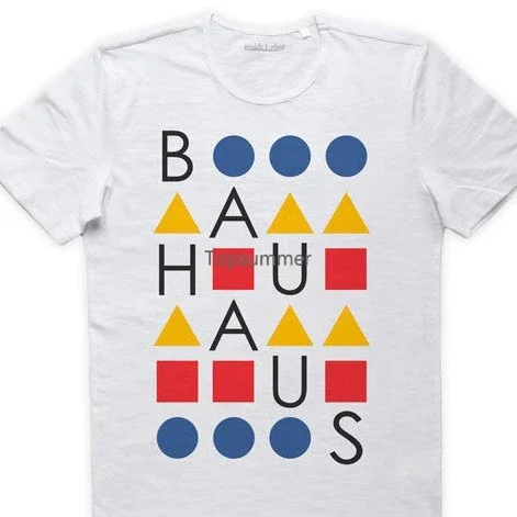 

T Shirt Bauhaus Mesh Design Architecture Mies Architecture Art T Shirt Man Hot New 2018 Summer Fashion T Shirts