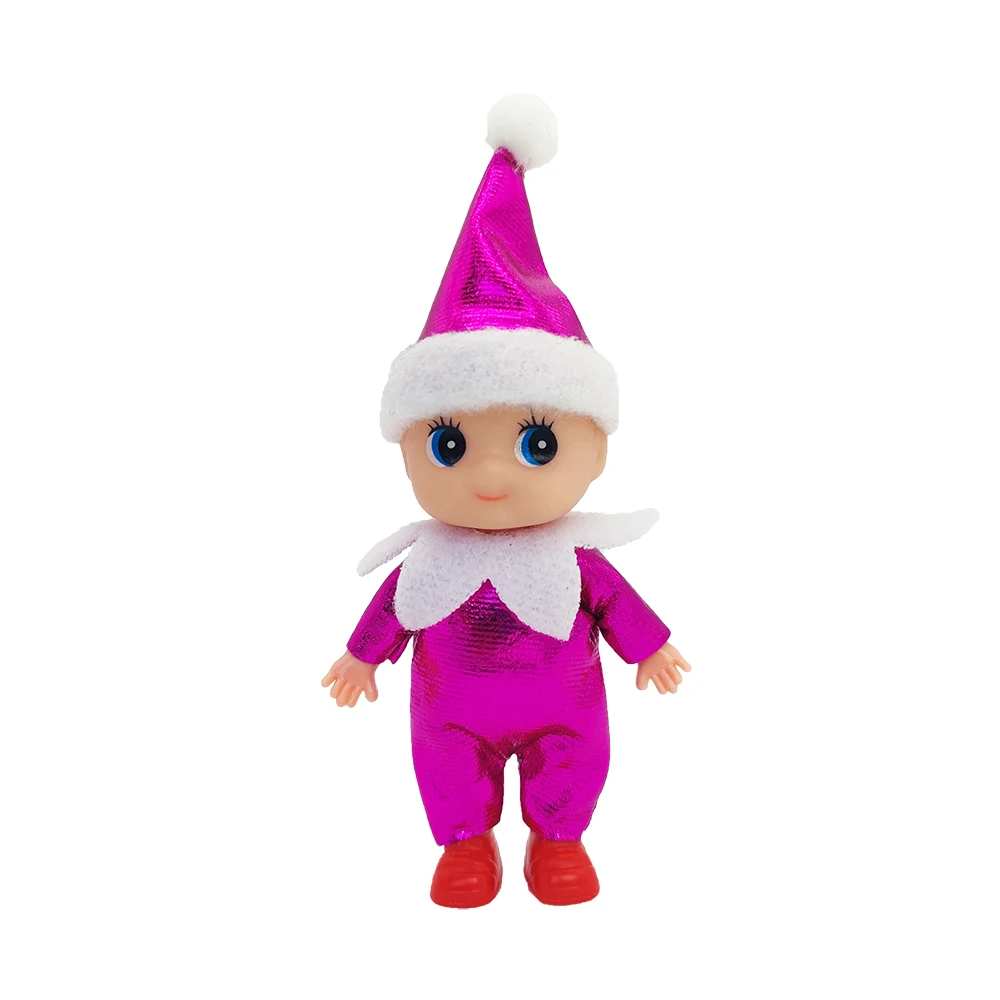 Christmas Mini Baby Elf Dolls Todder Elves Shining Kindness Craft Babies Doll Toy Decoration On The Shelf Gift For Girl Boy Kid 4