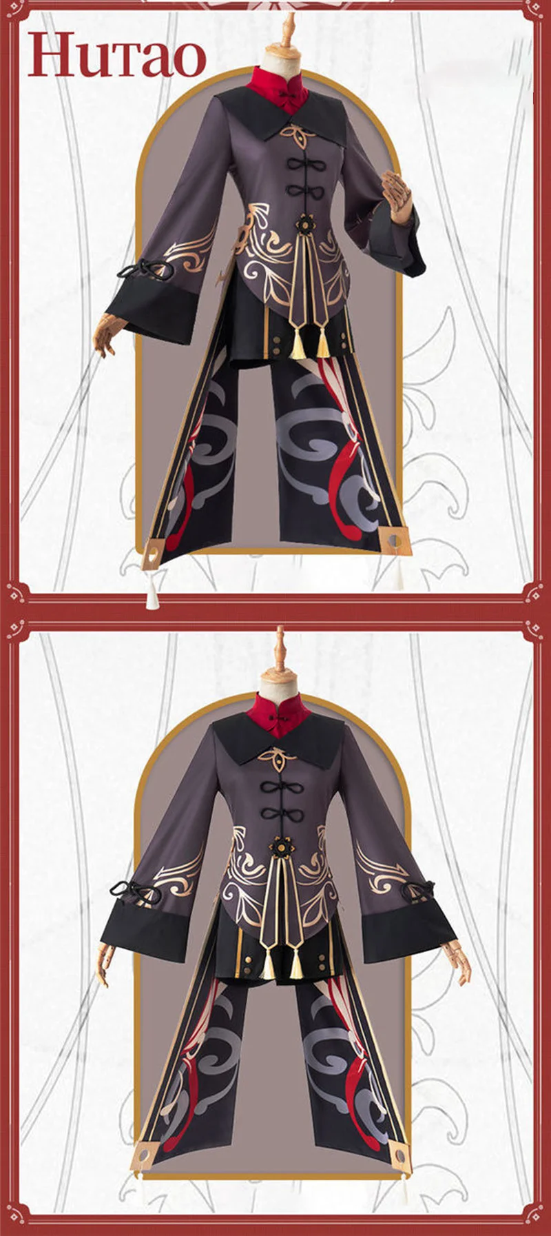 Genshin Impact Hu Tao Traditional Chinese Dress Cosplay Costume