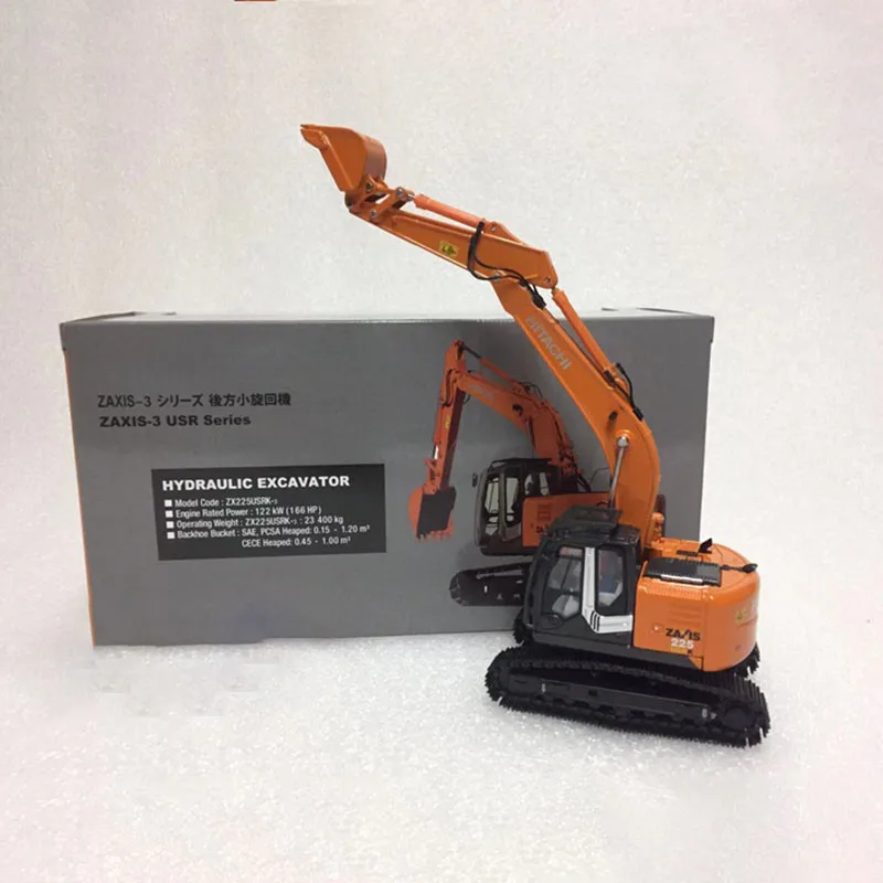 HITACHI ZAXIS 225USRK(1/50)・正規品 ・絶版希少品 1/50 Hitachi Zaxis ZX 225 USRK-3 日立挖土機模型怪手模型– 好