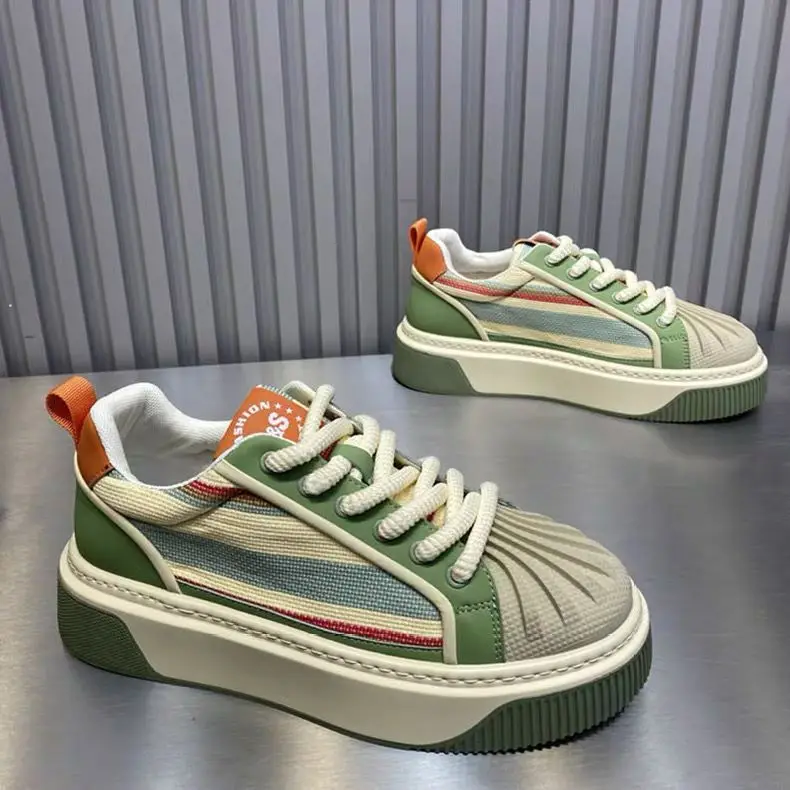 Moderne Herren Freizeitschuhe Mit Streifen Design Und Flachsohle_voghion.com