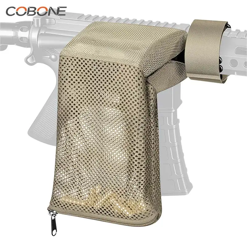 COBONE XILETU 쉘 컬렉터 가방, 내열성 두꺼운 메쉬, 퀵 릴리스 지퍼, 케이싱 컬렉션 파우치 야외용 도구