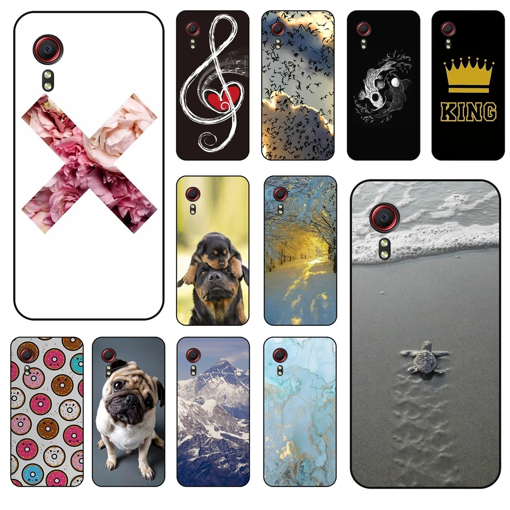 Per Samsung Galaxy Xcover 5 Black Waterproof Silicone Coque Soft Phone Skin Tower Per Samsung Galaxy Xcover 5 Cellulare Per Bambini