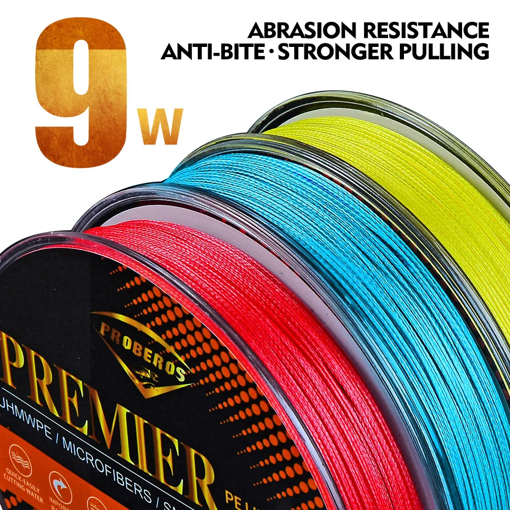 9 Braided 100m Fishing Line PE Line 0.8-9# 9-strand Fancy Fishing