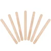 100PCS Disposable Wood Stick Beauty Spatulas Log Hair Removal Wax Coating and Scraping Tool Eyebrow Trimming Wooden Stick 5