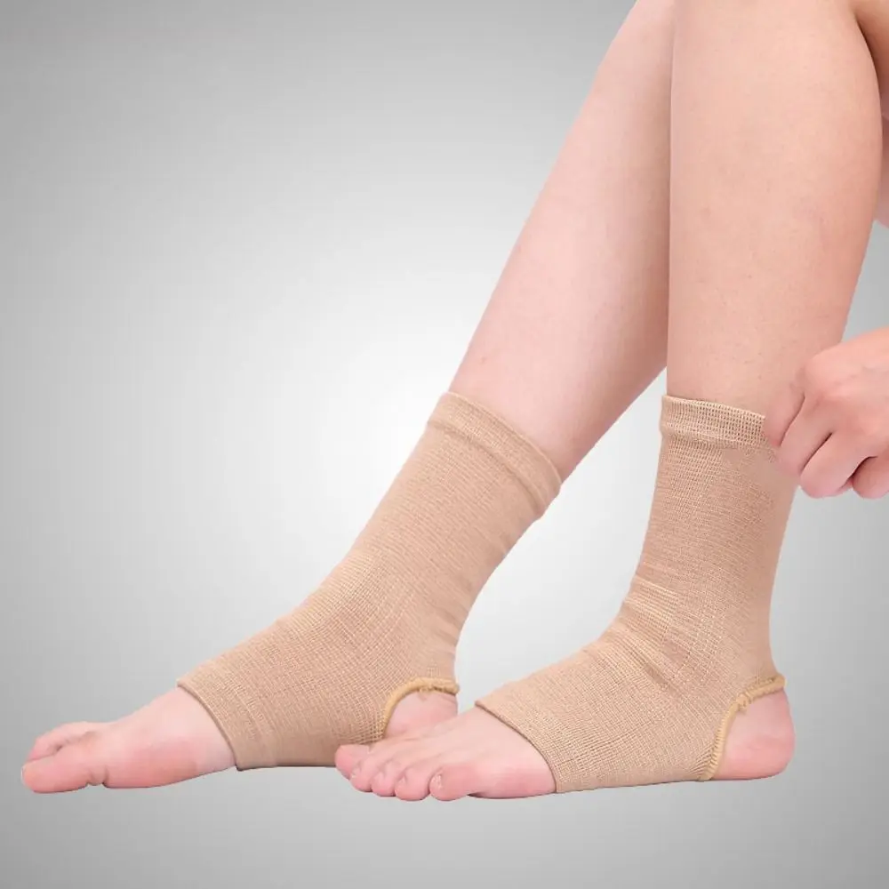 

Nylon Ankle Support New Elastic Nude Ankle Brace Support Strap Foot Sprain