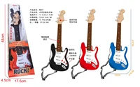 17In Guitar Toy for Kids,4 Strings Electric Guitar Musical Instruments for Children,Portable Electronic Instrument Toy 1