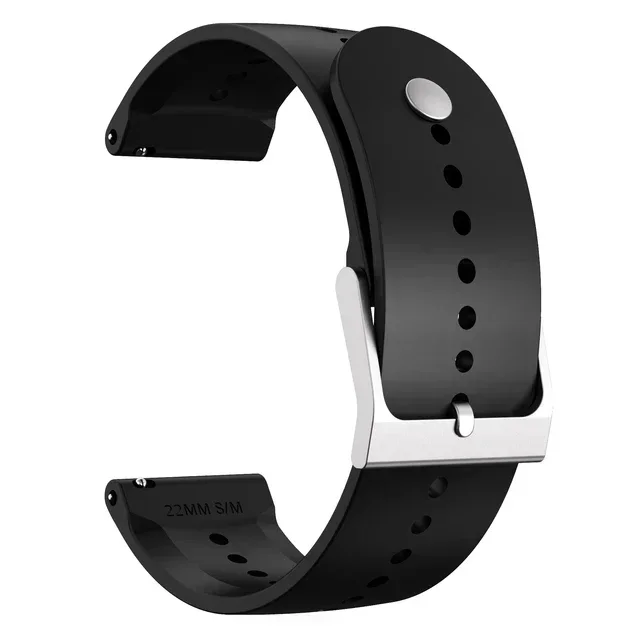 Premium 22mm Soft Silicone Watch Strap - Versatile Replacement Band