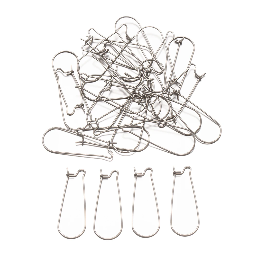 Stainless Steel Earring Hooks - 50Pcs Jewelry Making Supplies