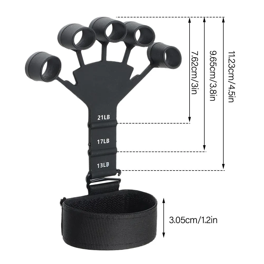 Finger Exerciser Finger Gripper Finger Exerciser Guitar Exerciser 6 Resistant Levels Recovery Physical Tools Hand Strengthener