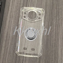 Enhanced Shockproof Phone Case with Back Ring Holder for 6.6 Devices - Soft and Durable Cover (Ring Case Clear)