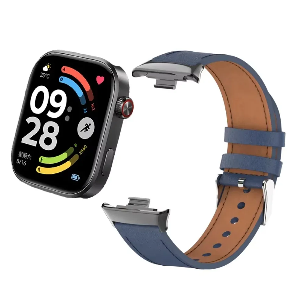 Premium Leather Smartwatch Wristband Bracelet, Universal Fit