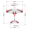 QIDI550 RC Plane 2.4G Remote Control Aircraft Brushless Motor 3D Stunt Glider EPP Foam Flight Airplane Toy for Children Adults 5