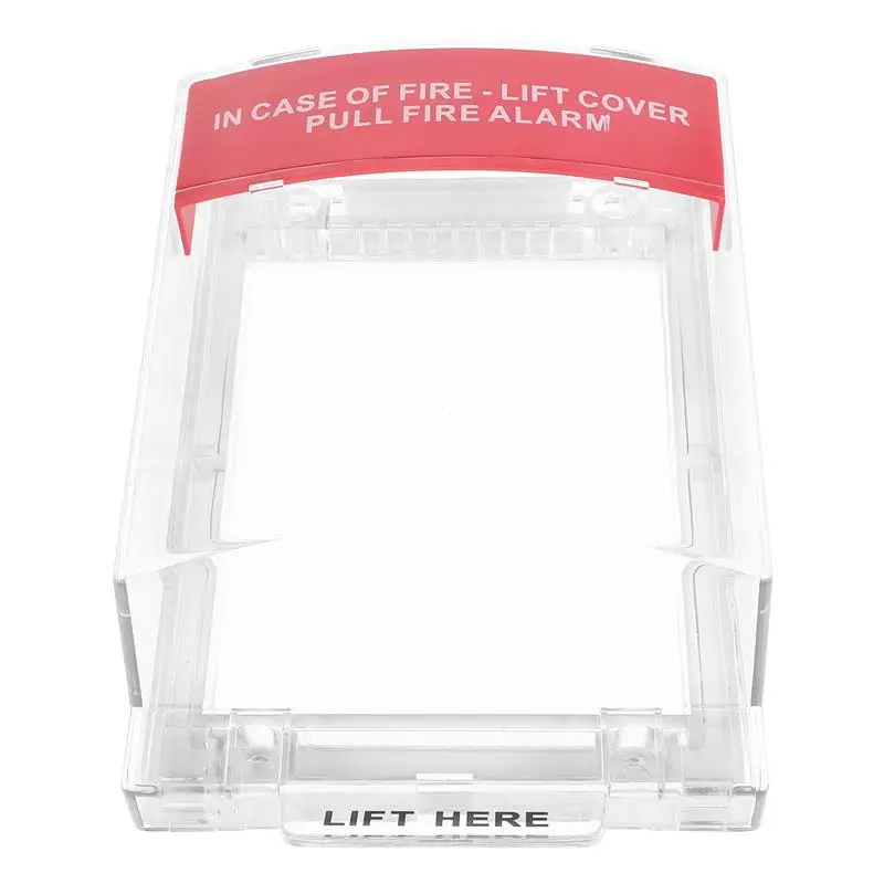 Fire Alarm Manual Call Point Protective Cover Full Coverage Guard For Fire Pull Station And Fireproof Material Transparent Cover