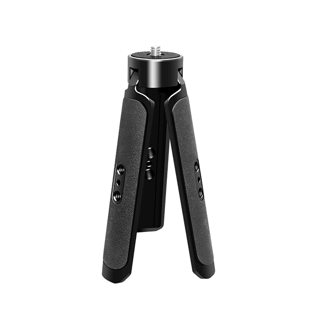 Mini Stativ Halterung Aluminium Legierung Desktop Einstellbar Stativ 1/4 "Arri für Gopro Insta360 X3 Telefon SLR Kamera Video licht – Detail 9
