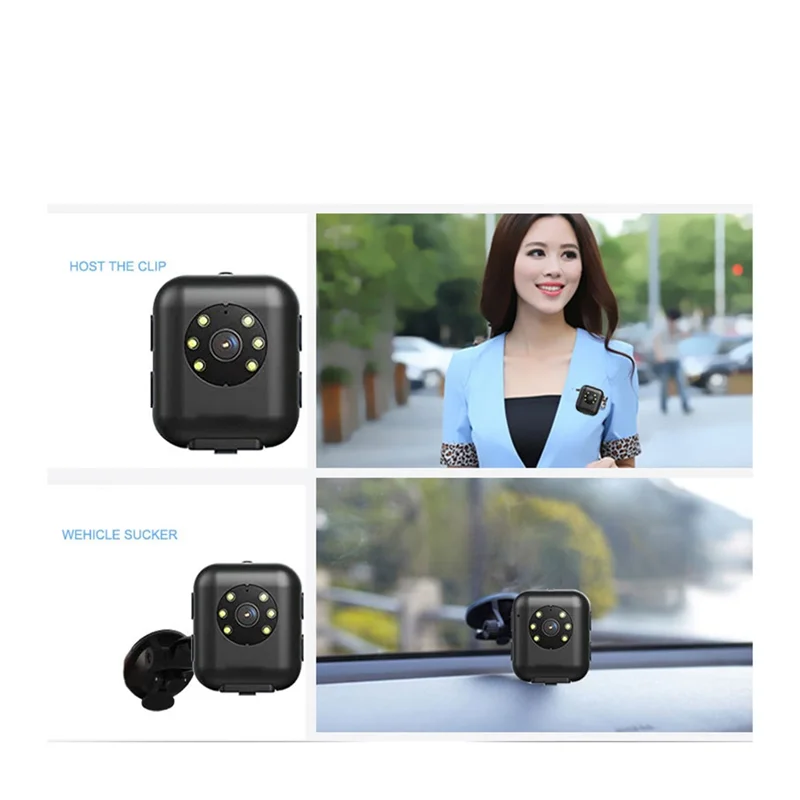 QWE-1 Piece Body Worn Camera 1080P Video Camera 950Mah Battery 5Hours Video Mini Sport Camera