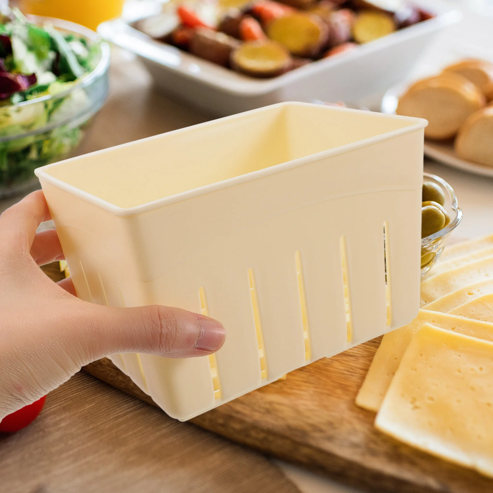 3 Sets Wood Cheese Press Tofu DIY Mold Maker Making Supplies Presser Household Home
