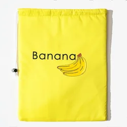 Eco - Friendly Insulated Reusable Storage Bags for Fresh Produce and Food Preservation (Banana)