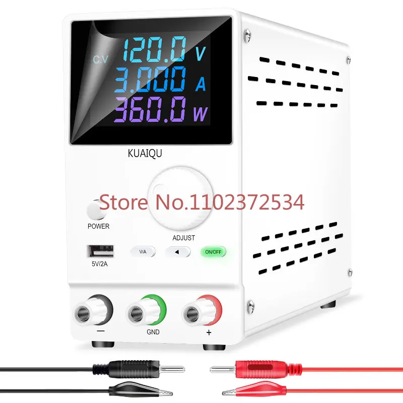 

NICE-POWER SPPS-A1203D White 120V 3A Color Digital Display Regulated Adjustable ac switching high voltage dc power supply