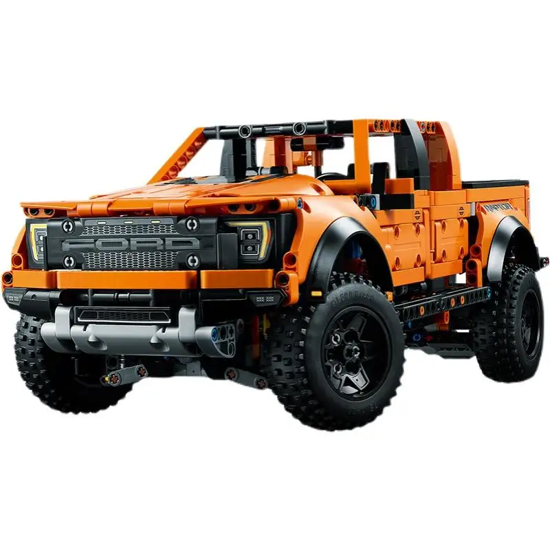 하이테크 포드 랩터 F-150 픽업 트럭 레이싱 카, MOC 42126 빌딩 블록 벽돌, 어린이 교육용 장난감, 크리스마스 선물