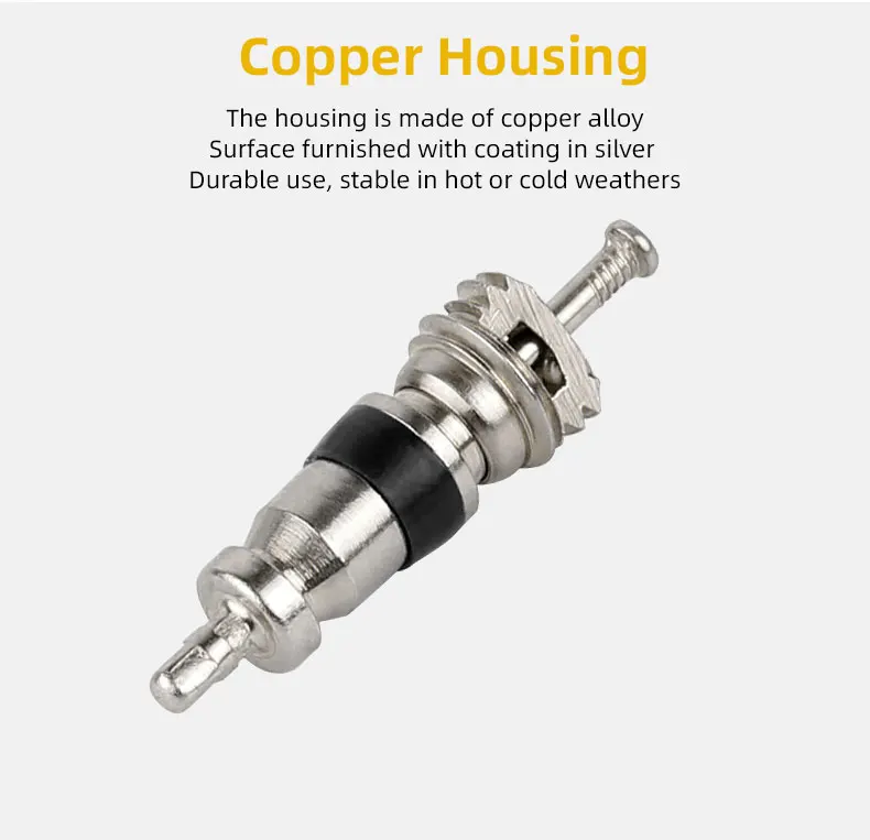 Description Picture 4 of itemAV Schrader Valve Core Universal Use for Automatic Cars Trunks Bicycles Copper Tire Valve Core Replacement Removal Tool Optional