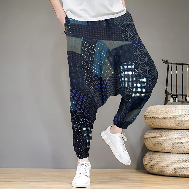 2025 New Men's Harem Pants Comfort Breathabilit Lantern Fashionable Casual Loose Essential For Home Vacation Parties 2