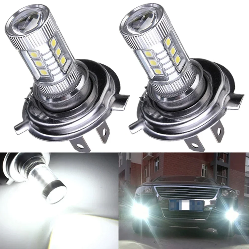 H4 Super White LED Headlight Bulb IP67 Waterproof High Low Beam Car Fog Light Bulb 4000LM Driving Running Lamp 80W 12V