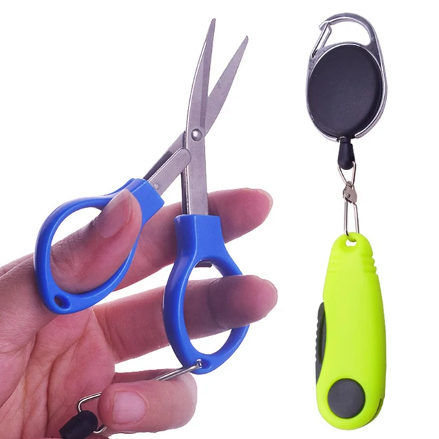 Proleurre Fishing Scissors Folding Stainless Steel Handle Pliers