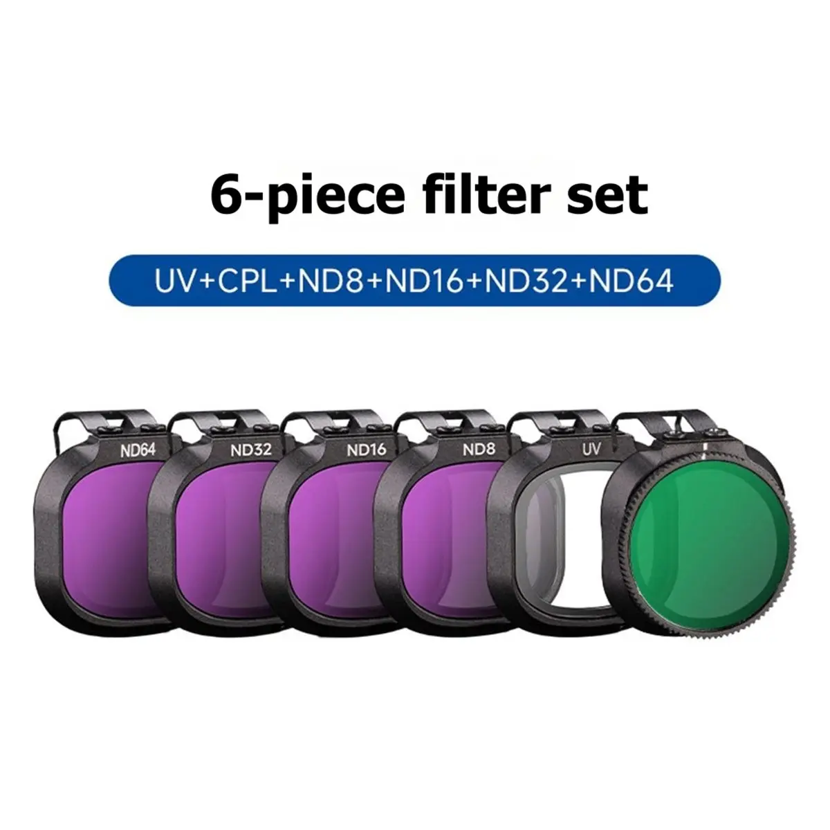 DJI Neo 2 필터용 M05K 드론 렌즈 플라이트 카메라 플라잉 UV+CPL+ND8+ND16+ND32+ND64 필터 짐벌 방지 보호 필름