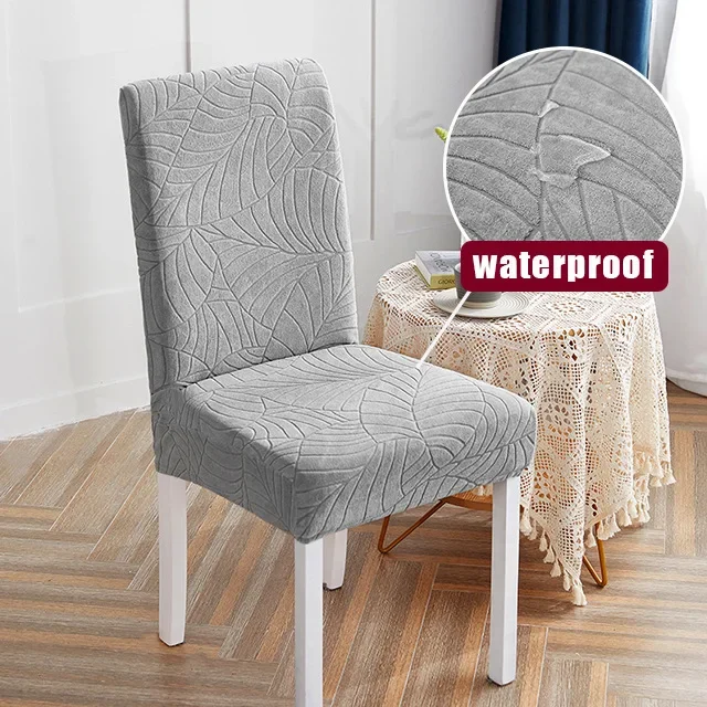 thumbnail image 1 of Funda impermeable para silla de comedor, fundas protectoras para sillas, cocina, boda, Hotel, banquete, 1 of 5