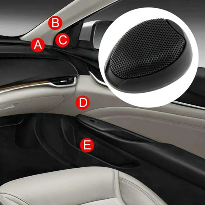 Universal Car Stereo Speakers Audio 1000W Dome Tweeters Super Power Loud Black