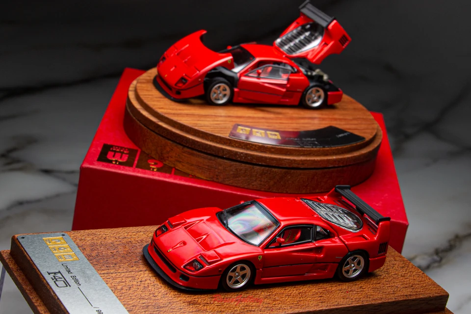 絶版 PGM 1/64 フェラーリ F40 LM Amazon | 超絶版全開閉金属製PGM 1/64 フェラーリ Ferrari F40 LM 赤