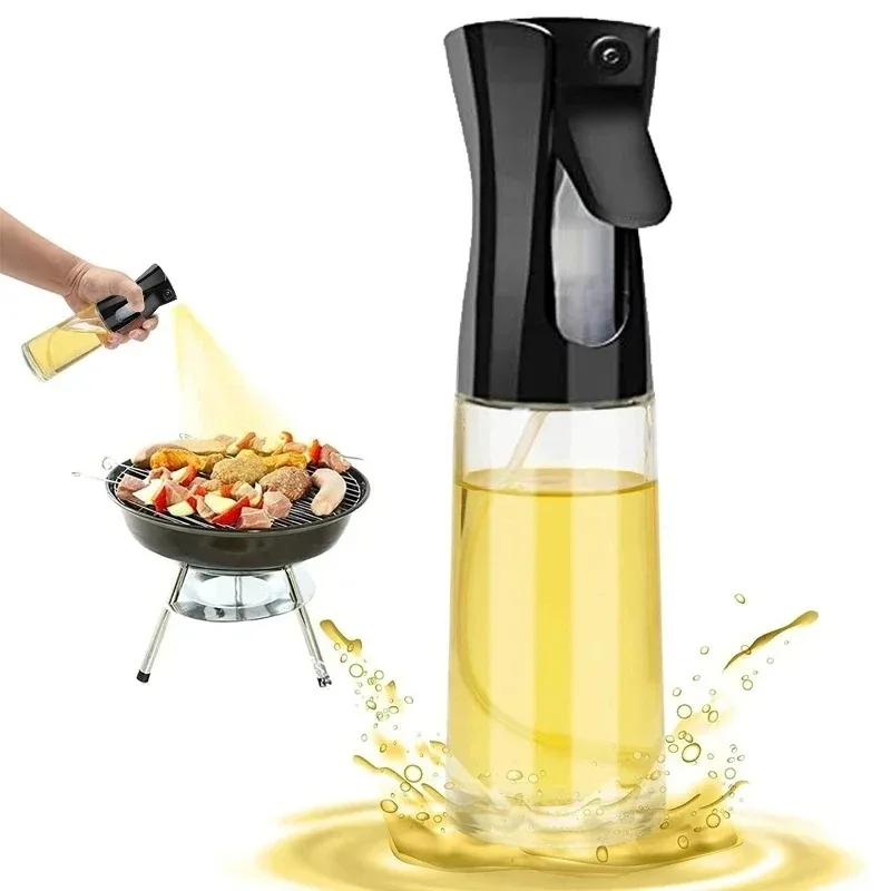 Multipurpose oil spray bottle cooking grilling 200ml 300ml glass sprayer dispenser dropper bottle spray bottle refillable spray bottle dropper bottle