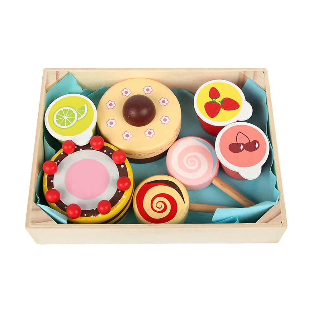 

Cecilia игрушка для резки еды, Детские обучающие игрушки для закусок, деревянные закуски, кухонный детский игровой набор