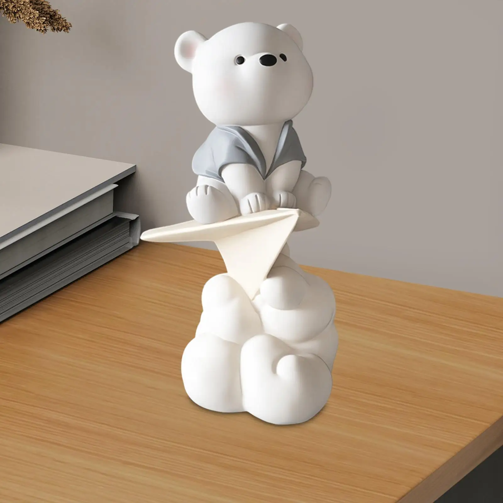 Adorable Bear Statue Ornament Table Versatile Collection Desktop Sculpture for Cabinets Bookshelf Entryway Bedroom Decoration Adorable Bear Statue Ornament Table Versatile Collection Desktop Sculpture for Cabinets Bookshelf Entryway Bedroom Decoration