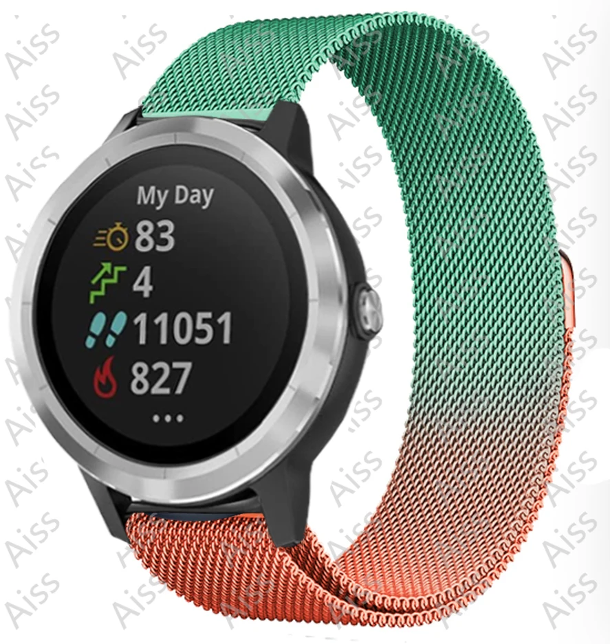 Milanese Loop Smartwatch Wristband Bracelet - 20mm/22mm Strap