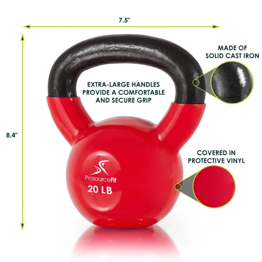 20lb Vinyl Kettlebell 2