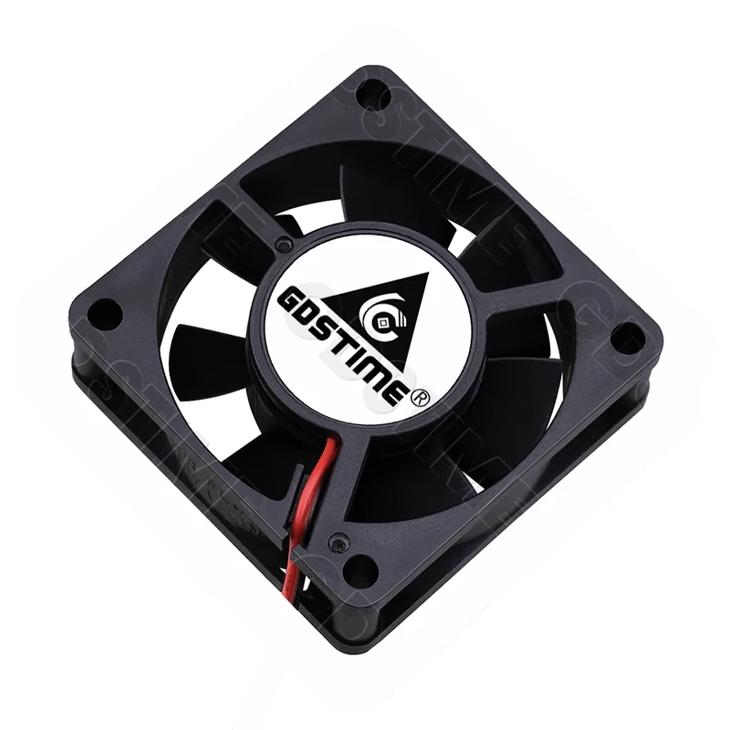 Cooling Fan 2 Pcs 60x60x20mm 6020 12V 24V Dual Ball 3D Printer Brushless Machine Equipment DC Motor