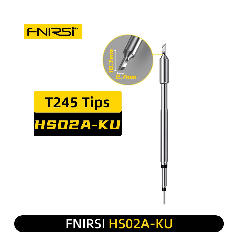 Enhanced Soldering Tip for FNIRSI HS02 Series - Premium Replacement for DWS-200 Station Accessories