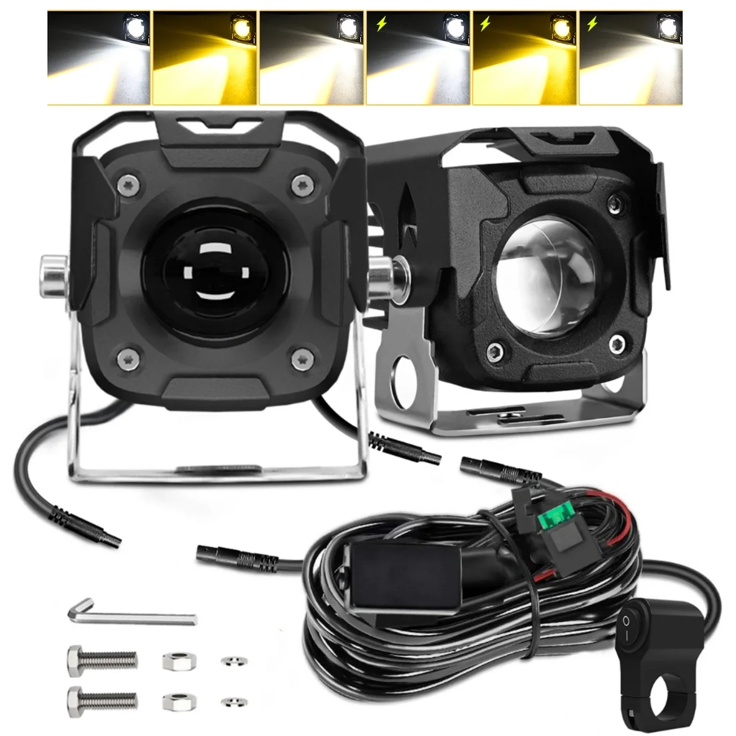 LED Headlight Working Driving Lights Flash Fog Lamps for Led Spotlight 120W 6000
