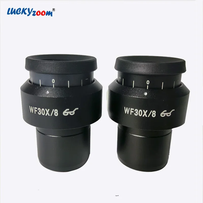 

1 Pair Adjustable Wide Field 30X Microscope Eyepiece For Stereo Zoom Microscope Binocular Trinocular Microscopio Oculars Lens