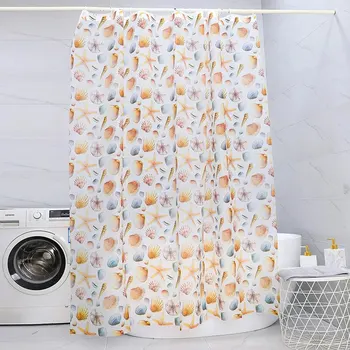 Patterned PEVA Shower Curtain 2